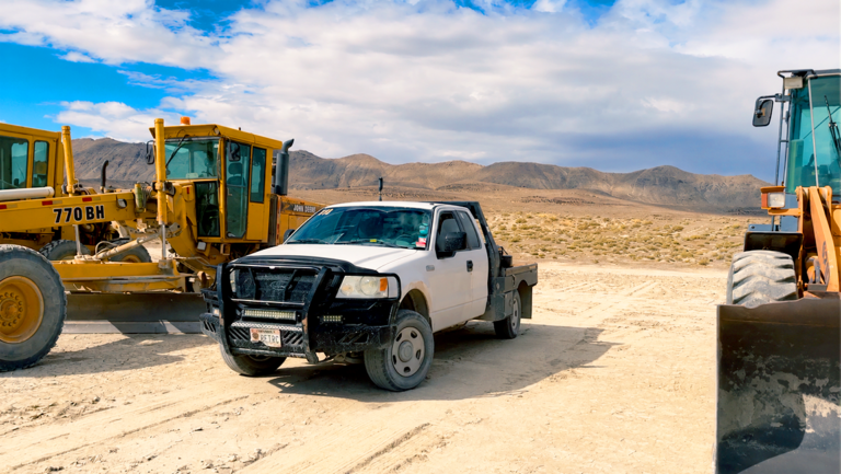 Burning Man vehicles still on Playa_Oct 2024